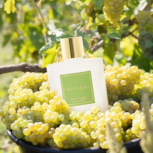 COCORRÍNA Reed Diffuser - Green Grape 6.7 fl oz Reed Diffuser with Sticks, Home Bedrrom Bathroom Shelf Decor - Image 3