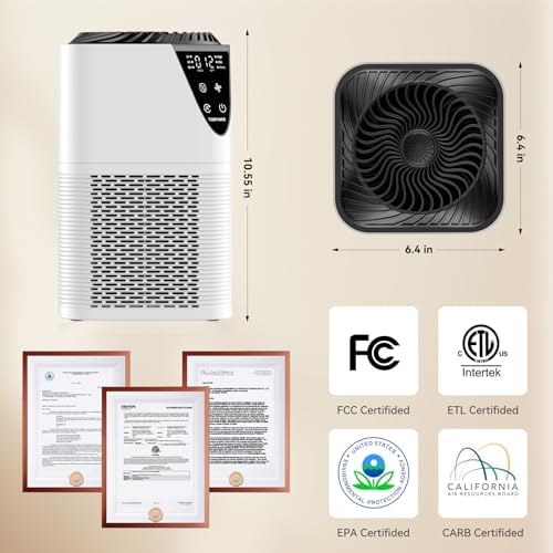 Air Purifiers for Home, H13 HEPA Filter, 25dB Quiet with Fragrance Diffuser - Image 6