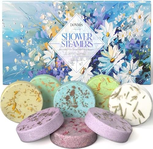 Shower Steamers Aromatherapy Gifts for Women, Relief 8 Pack by DONMIS