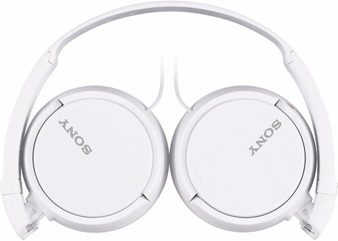 Sony ZX Series Wired On-Ear Headphones with Mic, White MDR-ZX110AP - Image 2