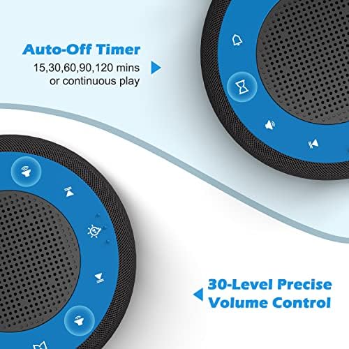 Buffbee Sound Machine & Alarm Clock 2-in-1, Bedroom Sleep Clock - Image 6