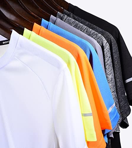 Boyzn 1, 3, 5 or 7 Pack Men's Workout Running Shirts, Dry Fit Moisture Wicking T-Shirt, Gym Athletic Short Sleeve Tee Shirts - Image 6