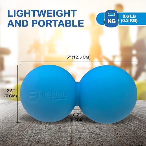 Peanut Massage Ball - Double Lacrosse Massage Ball & Mobility Ball for Physical Therapy - Deep Tissue Massage Tool for Myofascial Release, Muscle Relaxer, Acupoint Massage - Image 5