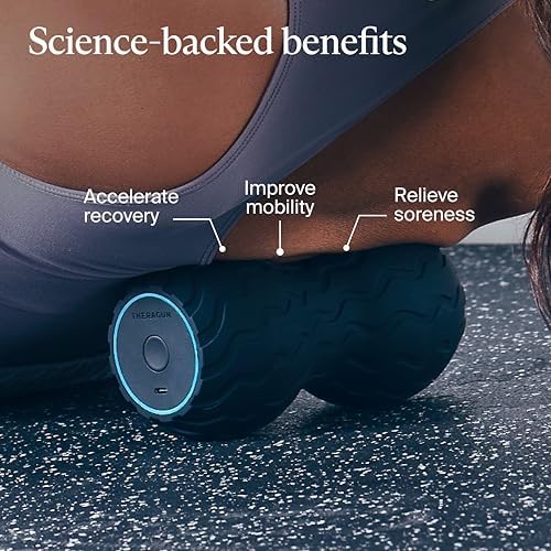 TheraGun Therabody WaveDuo - Ergonomically Contoured Foam Roller - Bluetooth Enabled Muscle Roller for Your Back, Neck & Spine with 5 Customizable Vibration Frequencies in Therabody App - Image 3