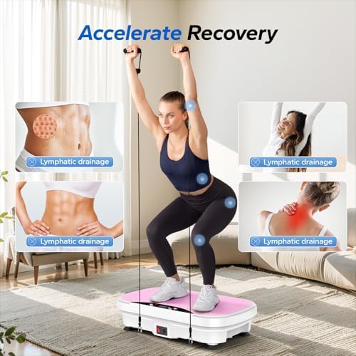 Merach V28 Vibration Plate Exercise Machine with 99 Speeds & Bluetooth - Image 2