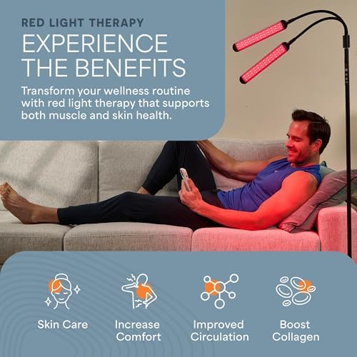 LifePro Lumaglow Red Light Therapy Lamp & Reading Lamp - 108/216 LEDs - Image 4