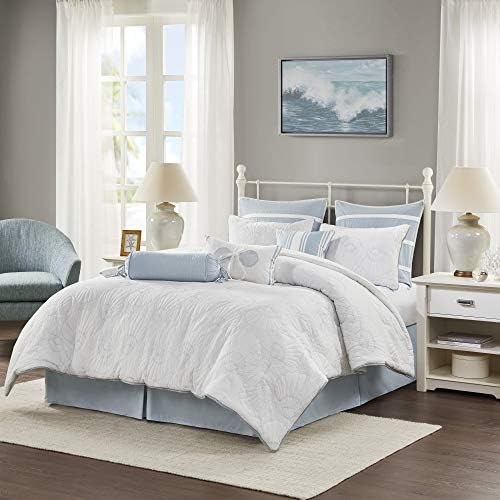 Harbor House Modern Design Decorative Pillow Hypoallergenic Sofa Cushion Lumbar, Back Support, Bolster 7" x 18", Crystal Beach, Cotton Pillow Blue - Image 5