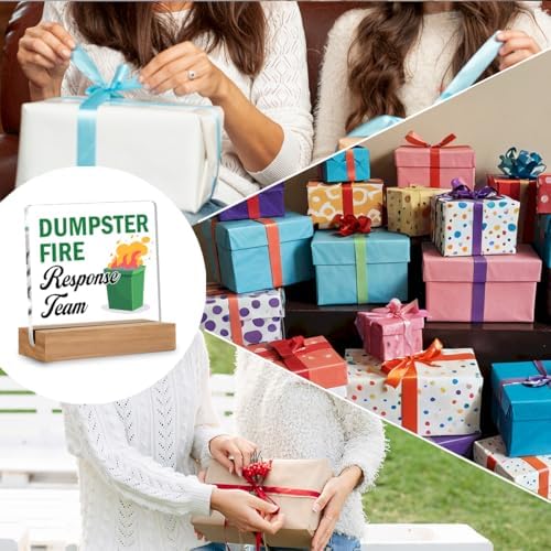 Dumpster Fire Desk Accessories, Funny Office Gifts for Women Men Coworkers - Image 7
