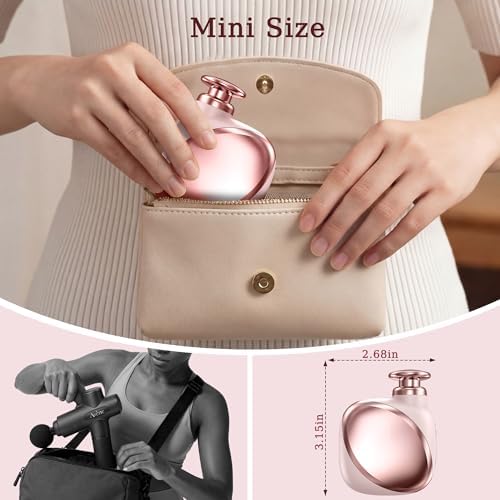 Mini Massage Gun, Smaller Neck Massager with 4 Head - Image 6