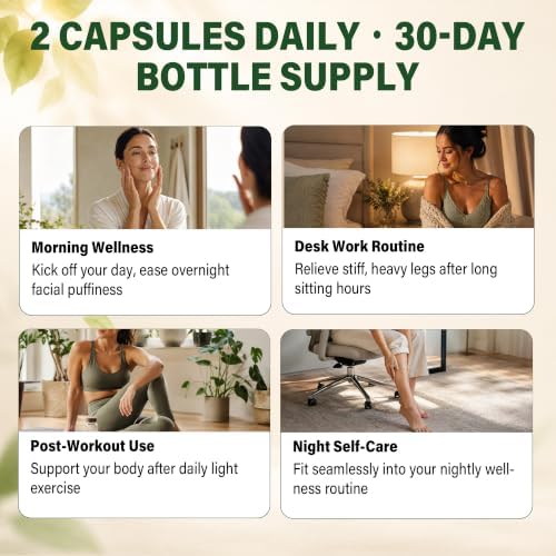 Lymphatic Drainage Supplements Capsules Support Fluid Balance - Image 5