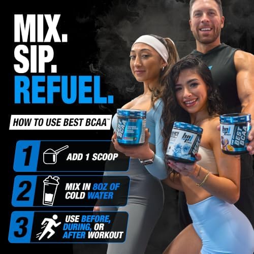 BPI Sports Best BCAA Powder – Hydration, Fruit Punch, 30 Servings - Image 4