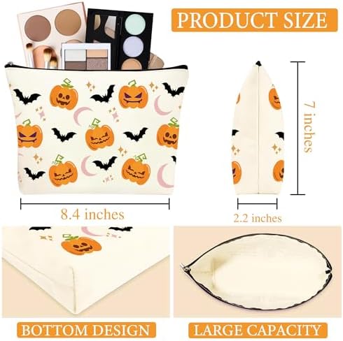 Halloween Gifts for Women,Boo Basket Stuffers for Women,Fall Gift Basket Set, Spooky Basket Stuffers Ideas for Her Cute Halloween Care Package Gift Box Boo Themed Stuff 16oz Pumpkin Glass Cup - Image 4