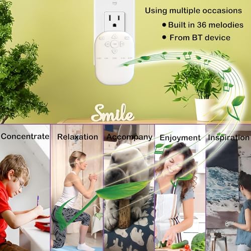 White Noise Machine, Wireless Connect with 36 Relaxing Sounds Including Nature and White Noise, Small Speaker for Home, Office, Hotel, Toilet, Portable Travel - Image 5