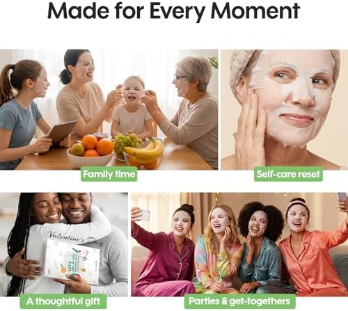 ZealSea Face Mask Skincare Facial Sheet Mask Spa Gifts for Kids Girls Women - Image 5