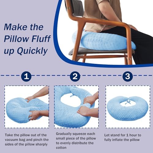 BBL Pillow After Surgery, Brazilian Butt Lift Foam Cushion for Sitting - Image 7