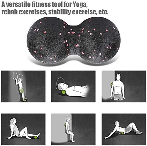 Peanut Massage Ball Roller, 16x8cm EPP Foam Yoga Roller Massage Ball Double Lacrosse Ball Body Muscle Stress Relief Tool Manual Massager Equipment Tool for Deep Tissue Muscle Recovery - Image 3