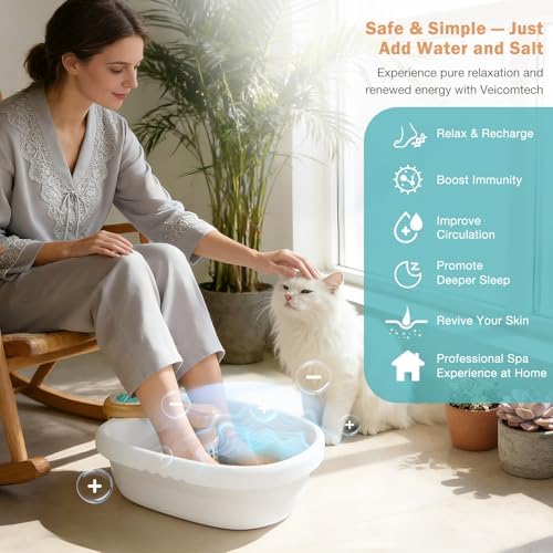 veicomtech Ionic Foot Bath Detox Machine with 3 Sea Salts - Image 2