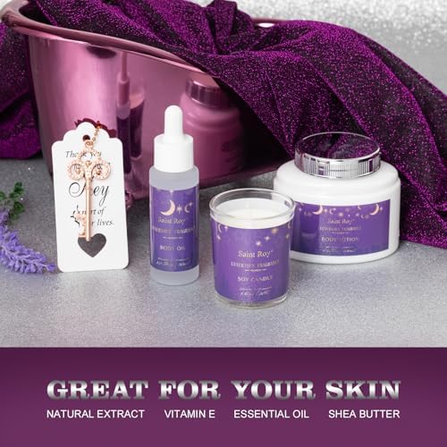 Spa Gift Basket Bath Spa Kit Spa Gifts for Women, Bath and Body Baskets Set - Image 3