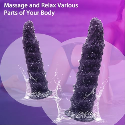 Massage Gun Attachment, Adult Massage Gun Attachments Deep Tissue for Relieve and Stimulation, Black Portable Massage Gun Head Accessories for Handheld Electric Body Muscle Massager - Image 3