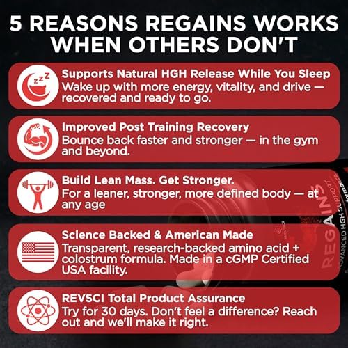 HGH Supplements for Men & Women (150 Pills) Regains Anabolic HGH Peptides for Muscle Growth, Muscle Recovery & Muscle Builder for Men, Natural Human Growth Hormone Booster & Post Workout Supplement - Image 2
