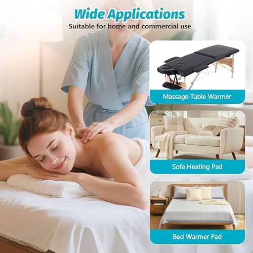 Massage Table Warmer Heating Pad Professional SPA Massage Bed Warmer Pads - Image 6