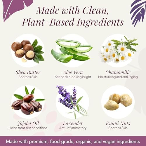 Mom Gifts Set Saavy Naturals - Plant-based Ingredients 9-Piece Spa Gift Set – Body Wash, Scrub & More –, Luxurious Spa Gift Basket for Women & Men –(Mothers Day Gifts – Lavender Chamomile) - Image 5