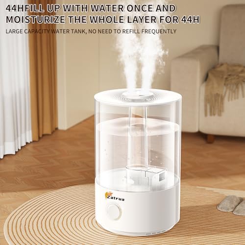 Zatura Dual Spray Large Capacity 5l Humidifier Home Desktop Fog Humidifier Hydration Air Aromatherapy Machine - Image 3