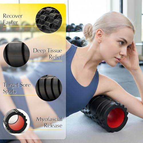 Foam Roller for Deep Tissue Massager Multi Density Massage Roller - Image 5