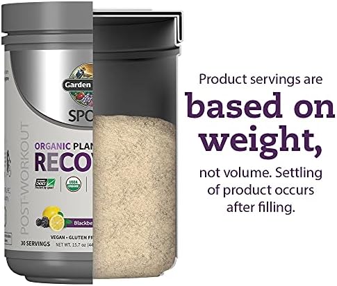 Garden of Life Sport Organic Plant-Based Recovery Powder – Muscle Recovery Supplement for Women & Men with Vitamins and Magnesium, Non-GMO, Gluten-Free, BlackBerry Lemonade Flavor, 30 Servings - Image 4