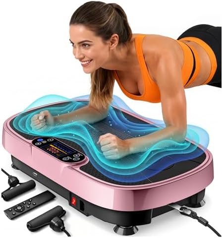Renoj 3D Vibration Plate Exercise Machine, 200W Motor, 455lbs Capacity by VisittheRenoj