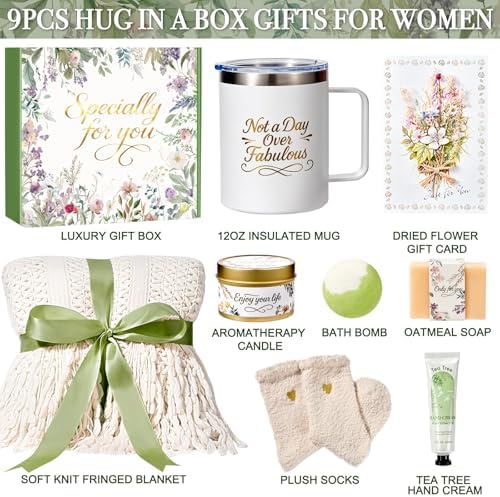 Birthday Gifts for Women Gift Basket Self Care Gifts for Her, Spa Gifts Get Well Soon Gift, Thinking of You Gift Set Care Package for Women, Graduation Gift for Her Gift Box for Best Friend Sister - Image 2