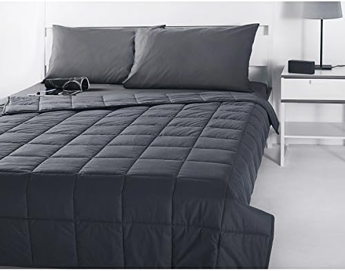 RelaxBlanket Cotton Weighted Blanket 100% Cotton with Premium Glass Beads for All-Season 80''x90'' 30lbs,Dark Grey - Image 3