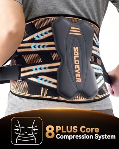 Back Brace for Lower Back Pain Relief Copper-Infused Support for Men Women - Image 3