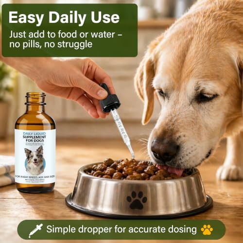 Longevity Supplement for Dogs, Senior Dog Supplements with NMN, NAD+, CoQ10 & Resveratrol - Nanoliposomal Liquid Drops for Joint Support, Heart Health & Healthy Aging - 60ml - Image 5