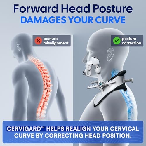 Forward Head Posture Corrector Neck Collar – Cervical Traction Brace for Text Neck, Neck Pain Relief, Spine Alignment, Cervical Lordosis Support, Posture Correction Device (Small/Medium) - Image 3