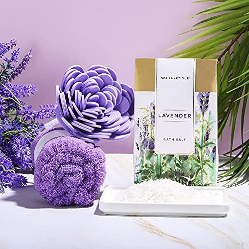 Spa Luxetique Spa Gift Baskets for Women 12 Pcs Lavender Gifts for Women - Image 6