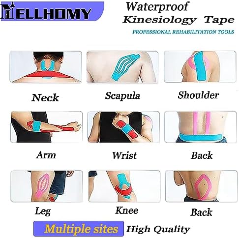 Latex-Free Kinesiology Tape - 40 Precut Strips for Joint & Muscle Pain - Image 6