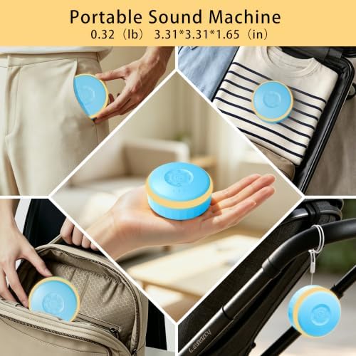 White Noise Sound Machine with Night Light for Sleep Baby Adults - Image 3