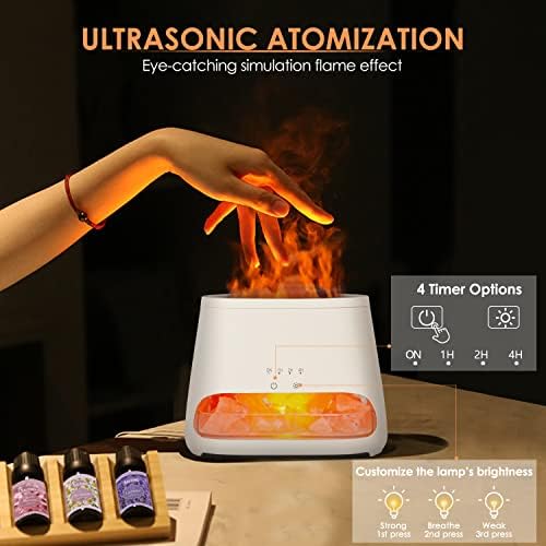 SALKING 2-in-1 Himalayan Salt Lamp & Essential Oil Diffuser for Home, 150ml - Image 4