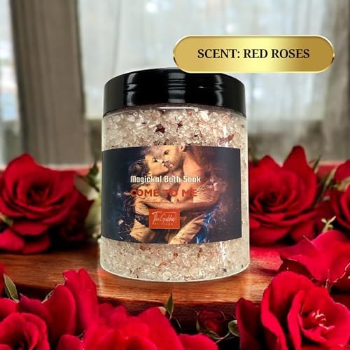 Come to Me Bath Salts 12oz – Spiritual Love Ritual Bath Soak – Manifestation & Attraction Bath for Witchcraft, Wiccan, Pagan & Metaphysical Self Care - Image 2