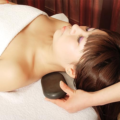 Master Massage 4 Pieces XXL Oversized Super Extra Large Oval Shape Basalt Massage Hot Stone Massage Stone Warm Stone Set-6” x 3.4“x 1.1”-Spa-Beauty-Salon-Massage - Image 6
