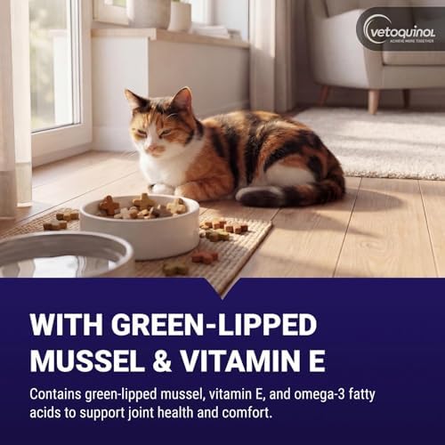 Vetoquinol Flexadin Plus - Hip & Joint Support for Cats & Small Dogs - Flexibility & Cartilage Support - Aids with Pet Mobility - Green-Lipped Mussel & Vitamin E - for Pets Up to 30 lbs - 90 Chews - Image 4