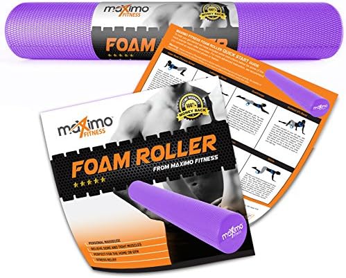 Maximo Fitness Foam Roller - High Density Exercise Roller for Trigger Point Self Massage, Muscle and Back Roller for Fitness, Physical Therapy, Yoga and Pilates, Gym Equipment - Image 3