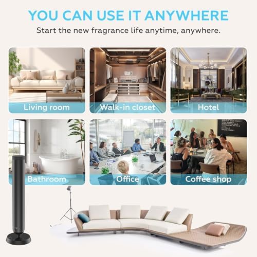 LANTIXIN Waterless Essential Oil Diffuser, Smart App, 1200 Sq Ft Coverage - Image 6