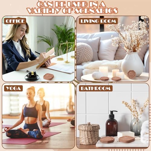 AceOrbit 4 Pcs Ceramic Passive Diffuser for Essential Oil Non Electric - Image 6
