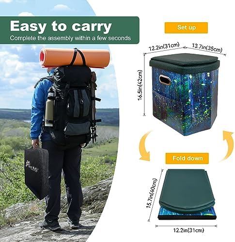 Ann Katy XL Portable Camping Toilet for Adults,Lightweight Folding Potty - Image 2