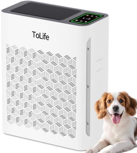 Tolife Air Purifier for Home Large Room up to 1095 Ft² with Sleep Mode by ToLife