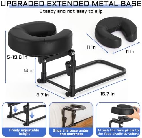Massage Headrest for Bed,Bedside Bed Massage Head Holder for Home Mattress - Image 2