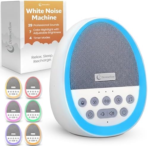 White Noise Sound Machine for Sleep Baby, Adults, Kids USB Charge 29 Sounds by Unknown