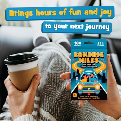 WELL BALANCED Bonding Miles – Road Trip Conversation Card Game for Kids, Teens & Adults, Car Game, Travel Essentials - Image 5